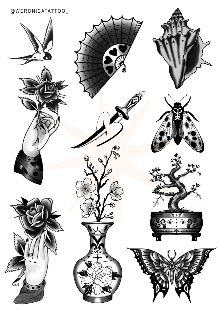 Folha de flashes com variações de valores.