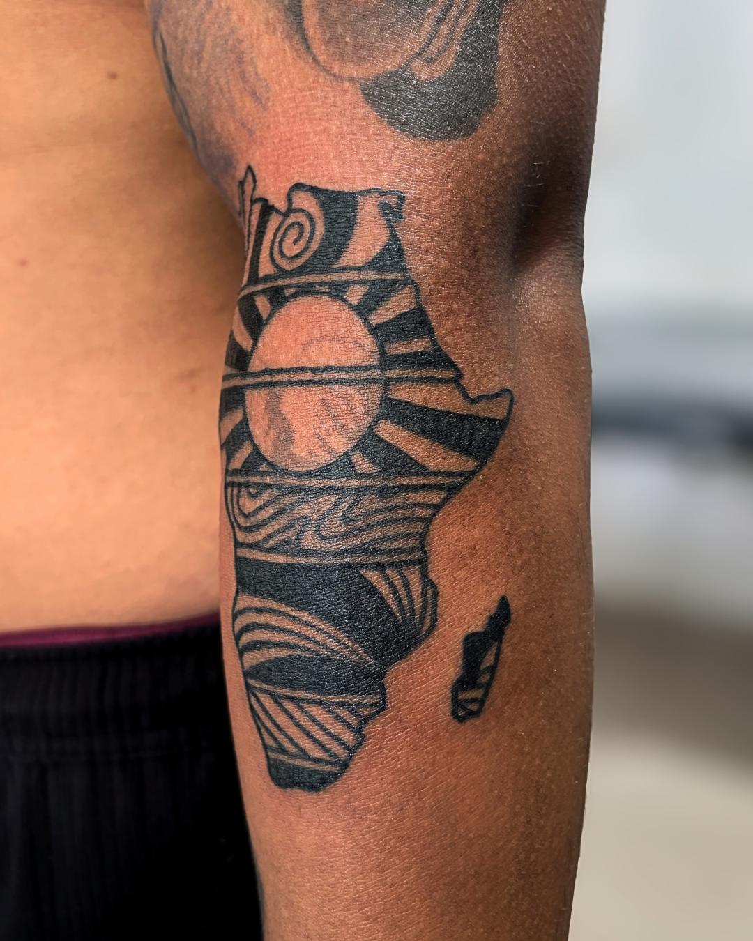 Flash de mapa da África